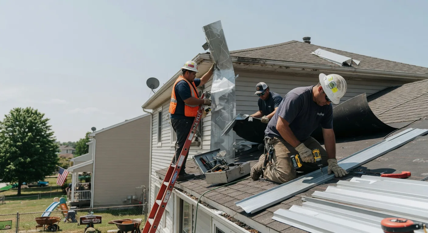 Storm Damage Metal Roof Repair in Mineral, WA